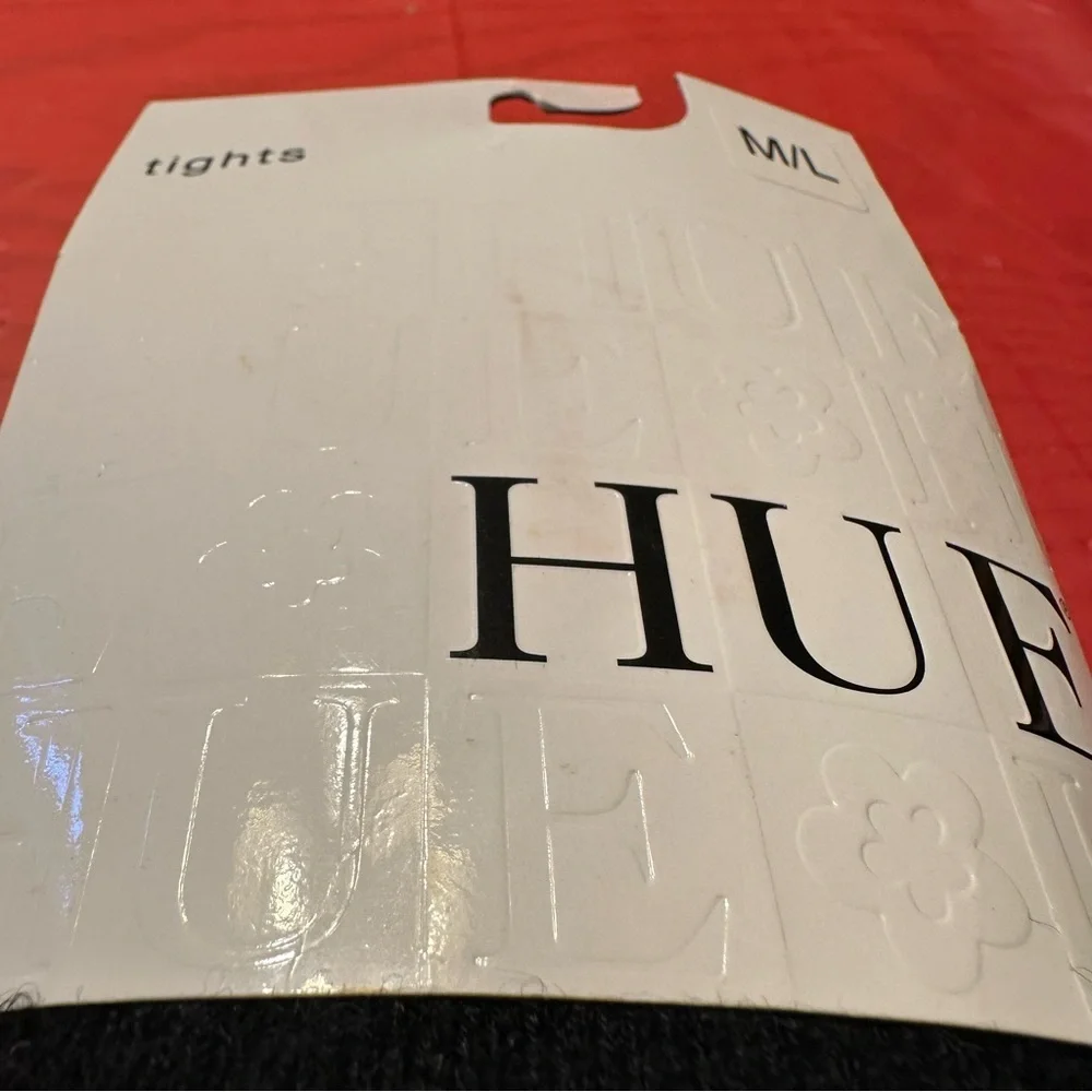 HUE Black Knit Socks